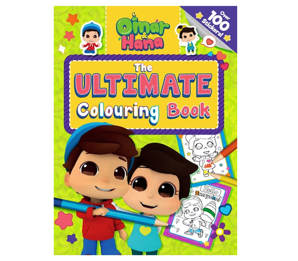 Omar and Hana The Ultimate Colouring Book By (author) Omar and Hana Kube publishing