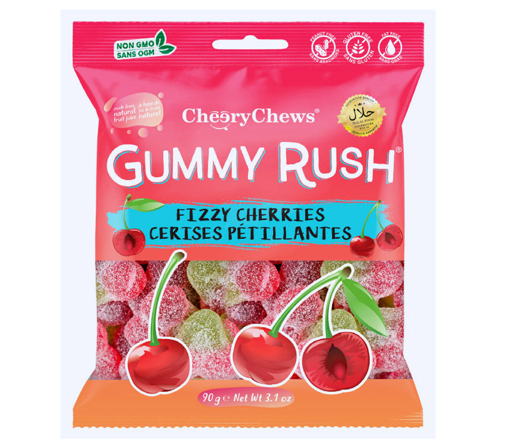 Gummy Rush Fizzy Cherries Gummy Rush