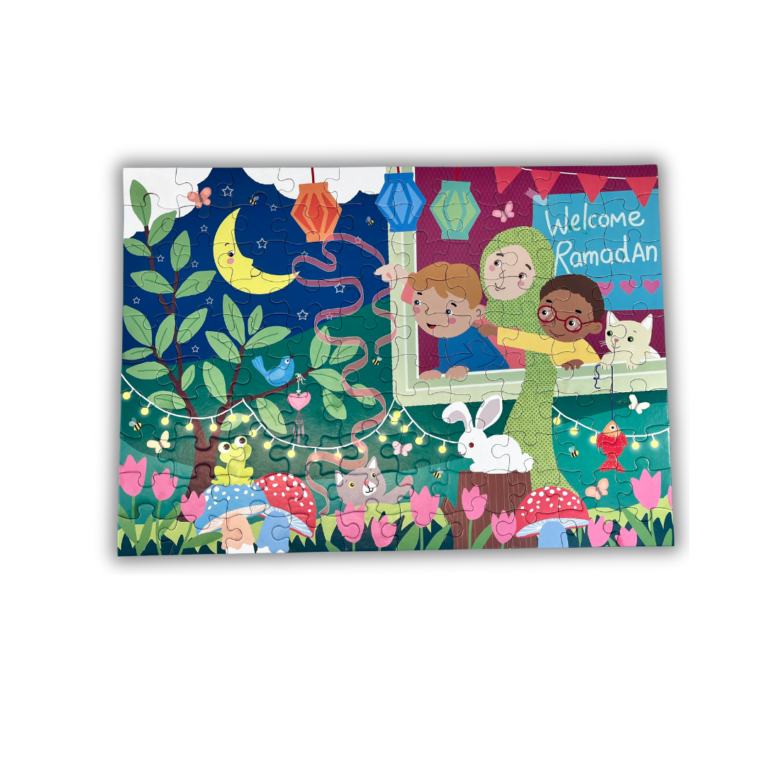 Muslim Mama & 1-3 Töchter Puzzle