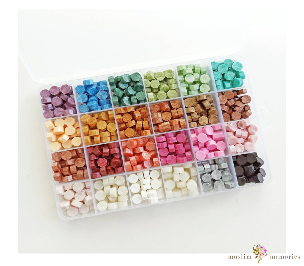 600pcs Wax Beads Kit Muslim Memories