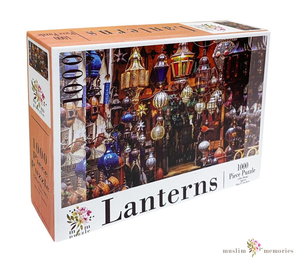 Moroccan Lamps: 1,000 Piece Puzzle Muslim Memories
