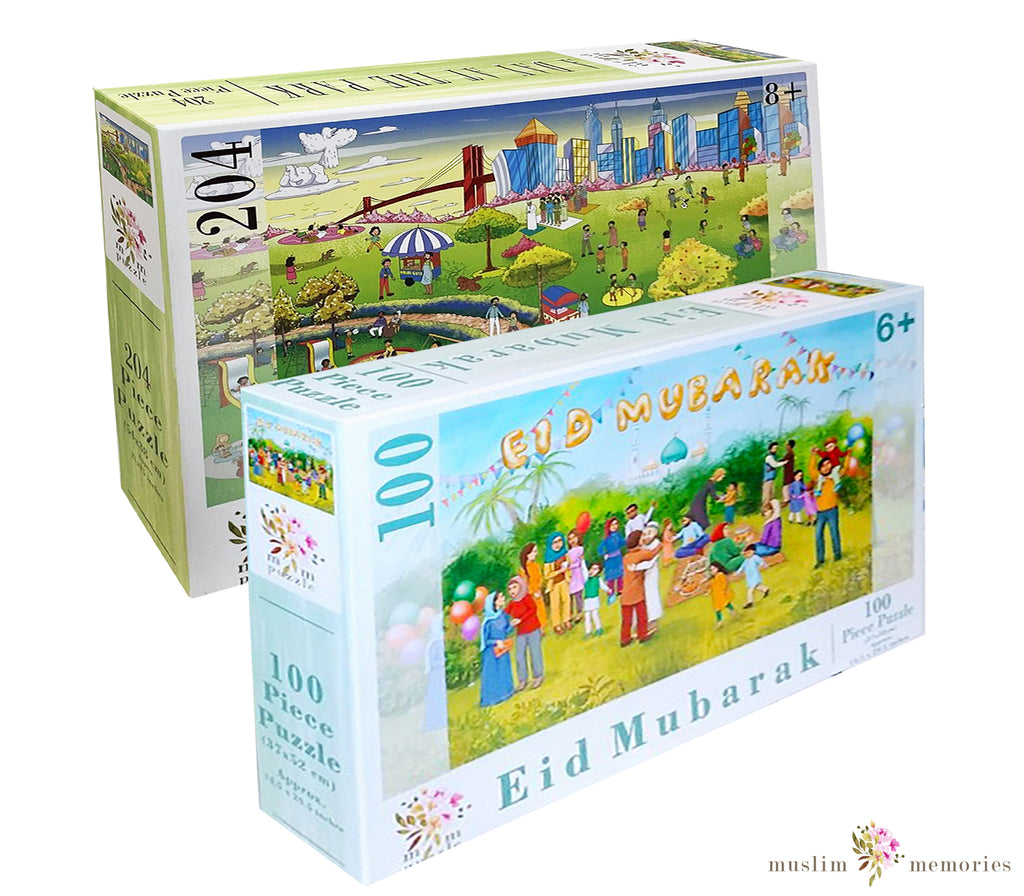 Eid Gift Islamic Puzzles Bundle Muslim Memories