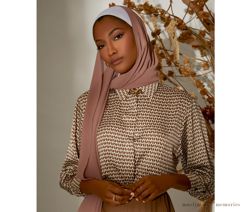 MAHOGANY Chiffon Hijab Muslim Memories