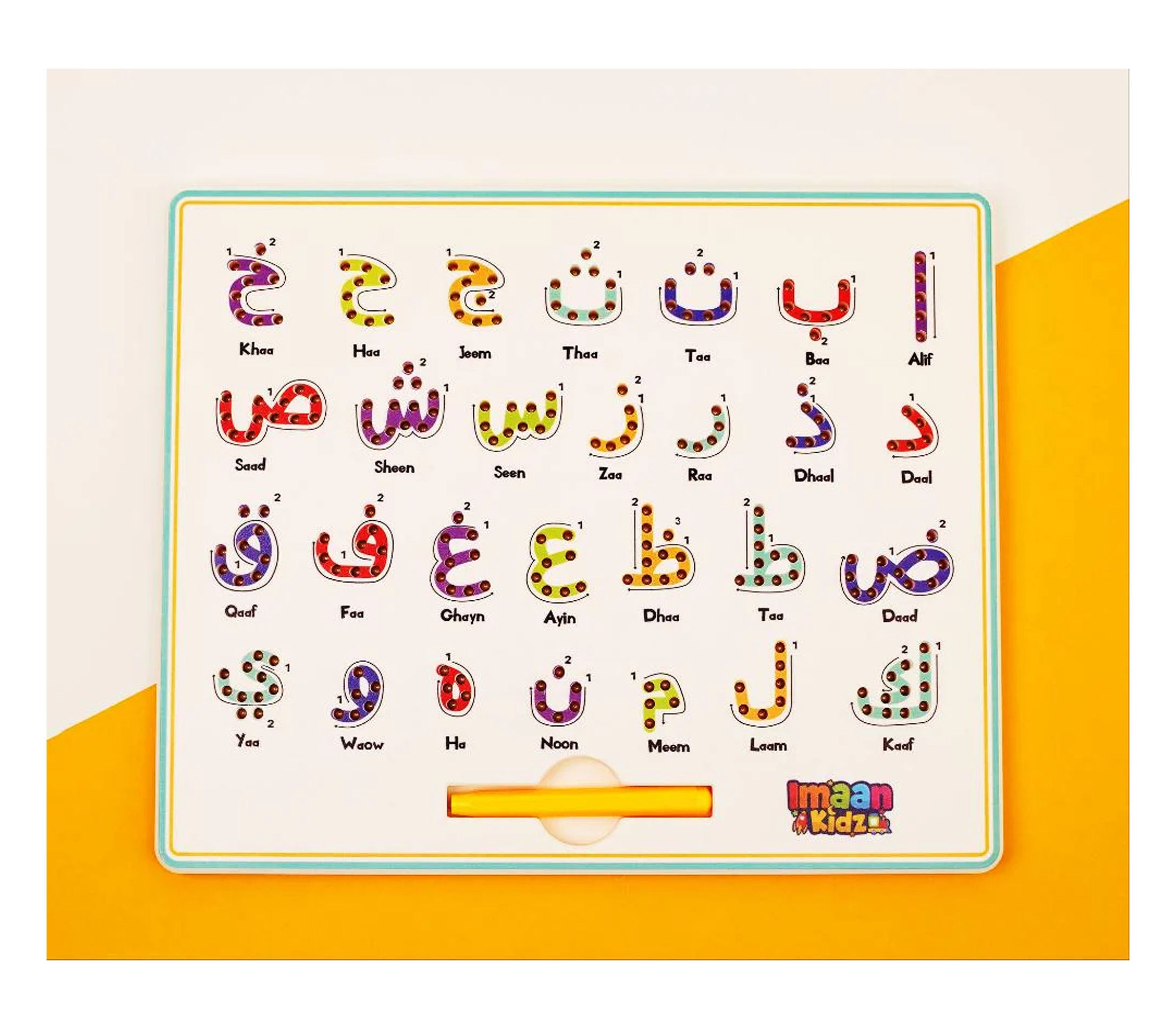Arabic Writing Script Chart Arabic Alphabet Chart For Kids