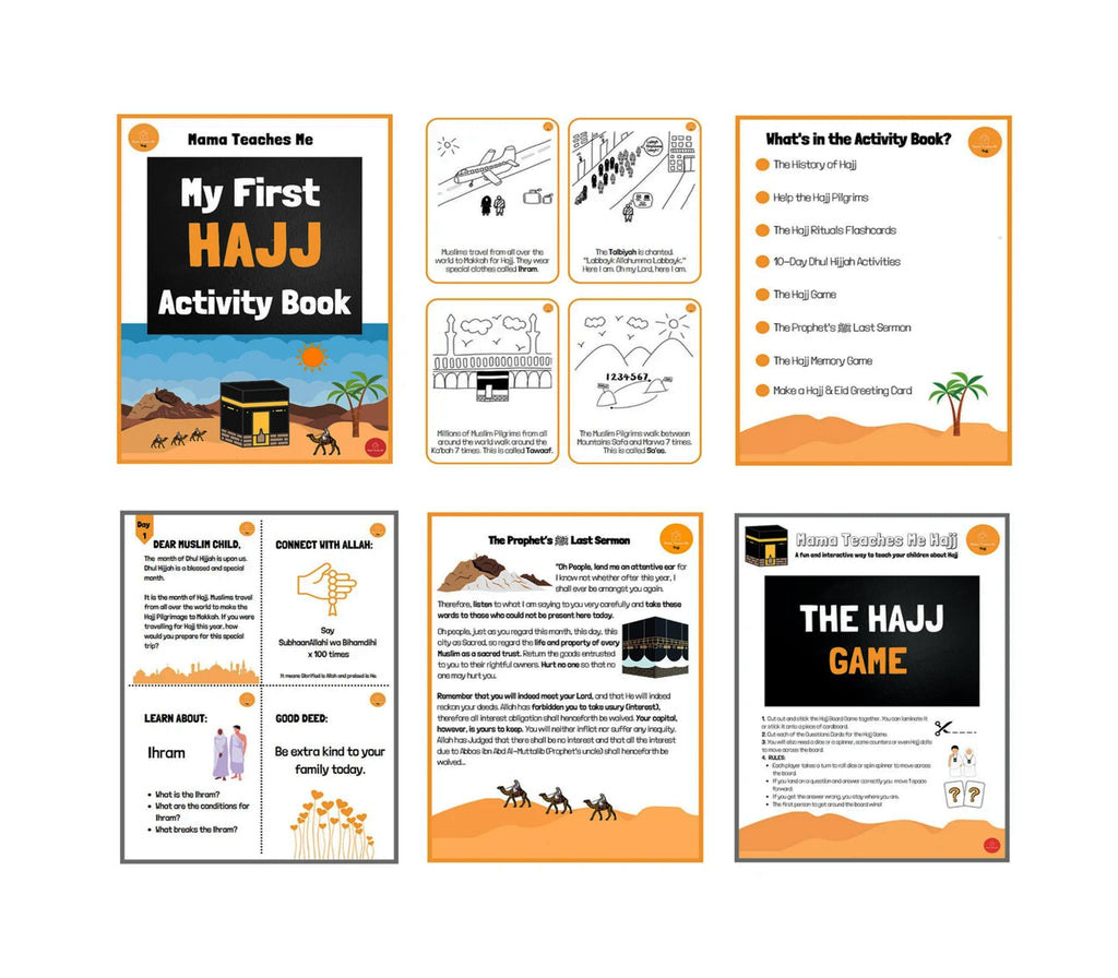 My First Hajj Activity Book Mama Teaches Me