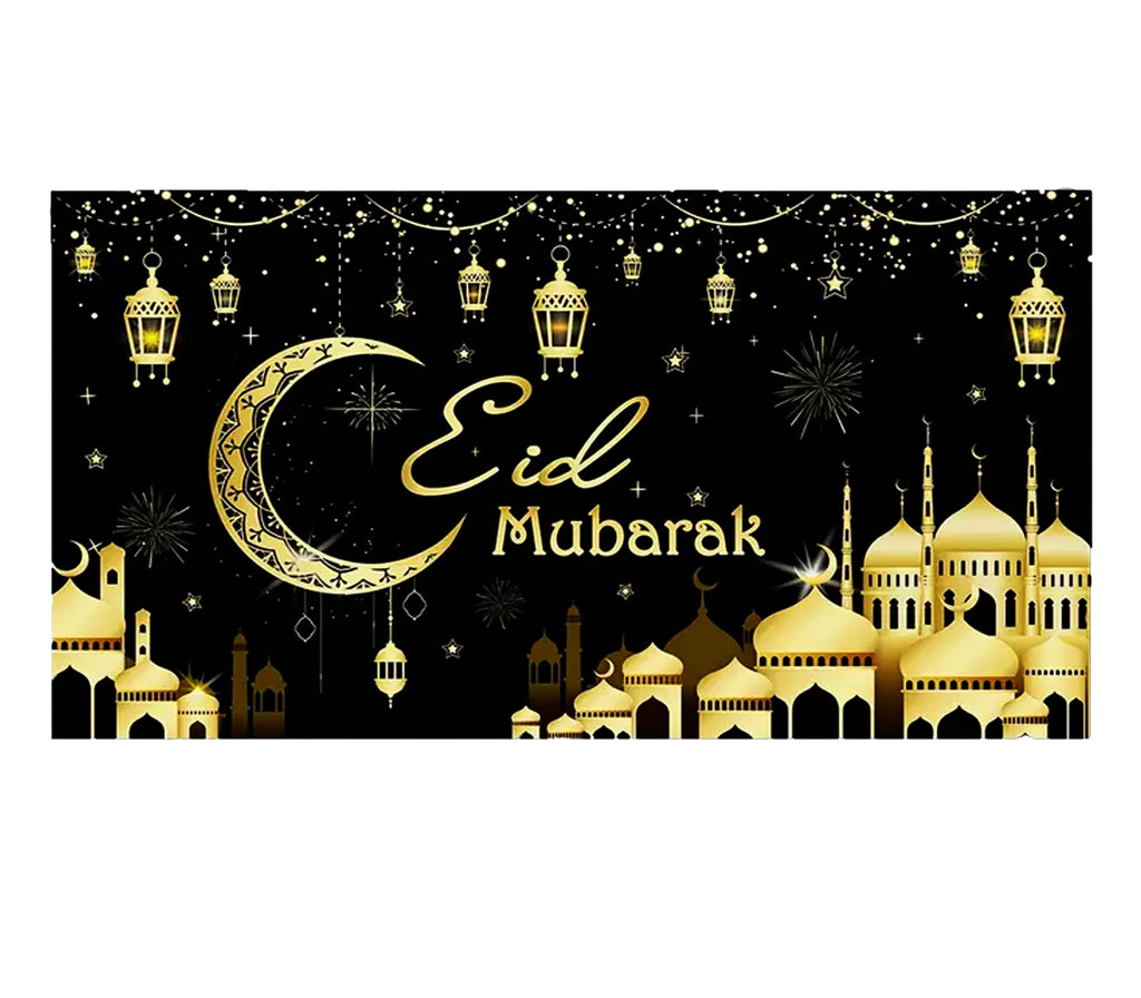 Eid Mubarak Backdrop Banner Muslim Memories