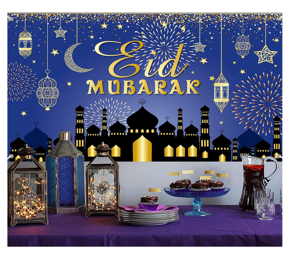 Eid Mubarak Backdrop Banner Muslim Memories