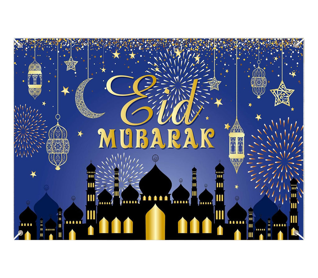 Eid Mubarak Backdrop Banner Muslim Memories