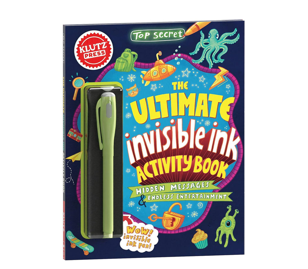 Klutz: Top Secret: The Ultimate Invisibile Ink Activity Book SCHOLASTIC PUBLISHING