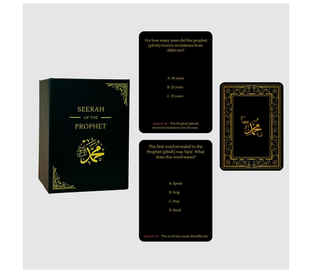 The Seerah Of The Prophet Trivia Cards UmraStore