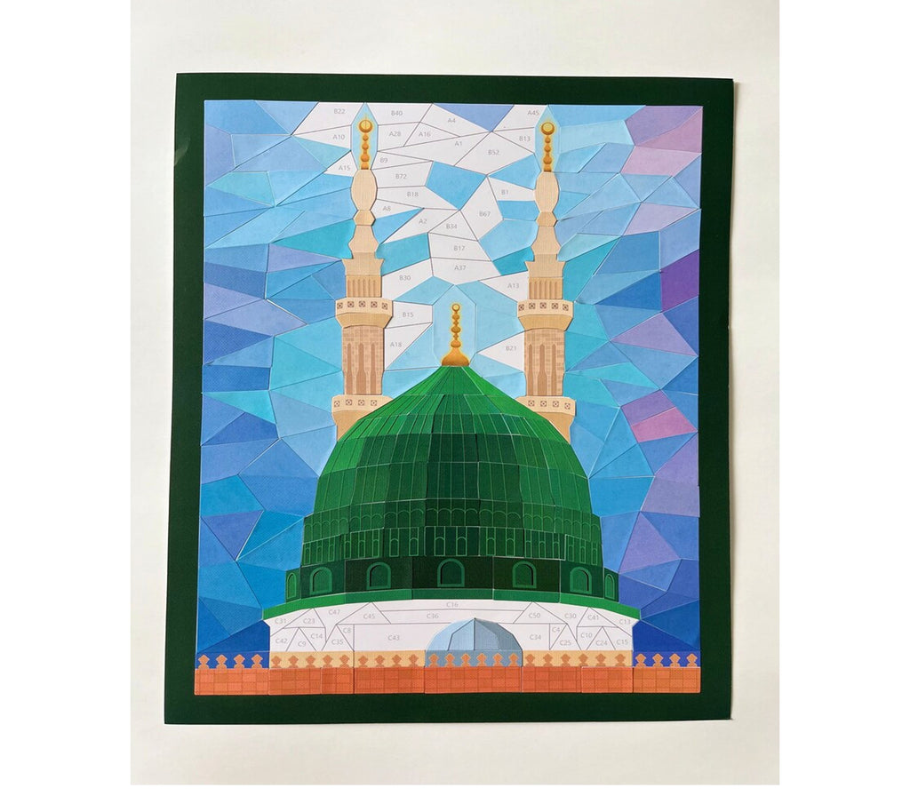 Masjid An-Nabawi Paint By Sticker Activity Set Momin Explorers