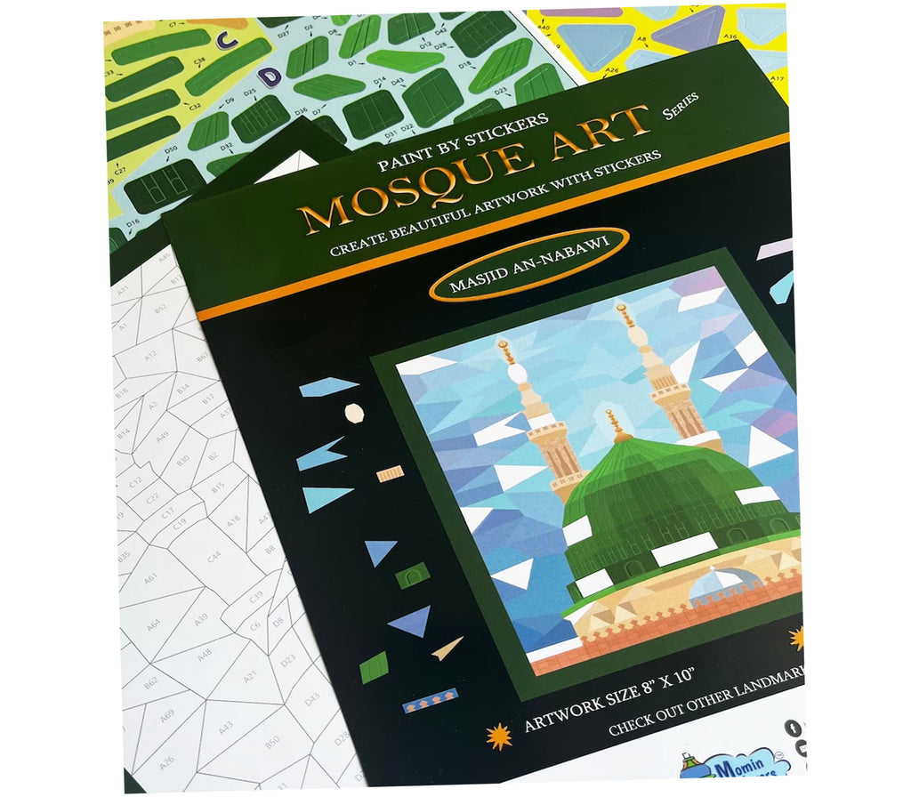 Masjid An-Nabawi Paint By Sticker Activity Set Momin Explorers