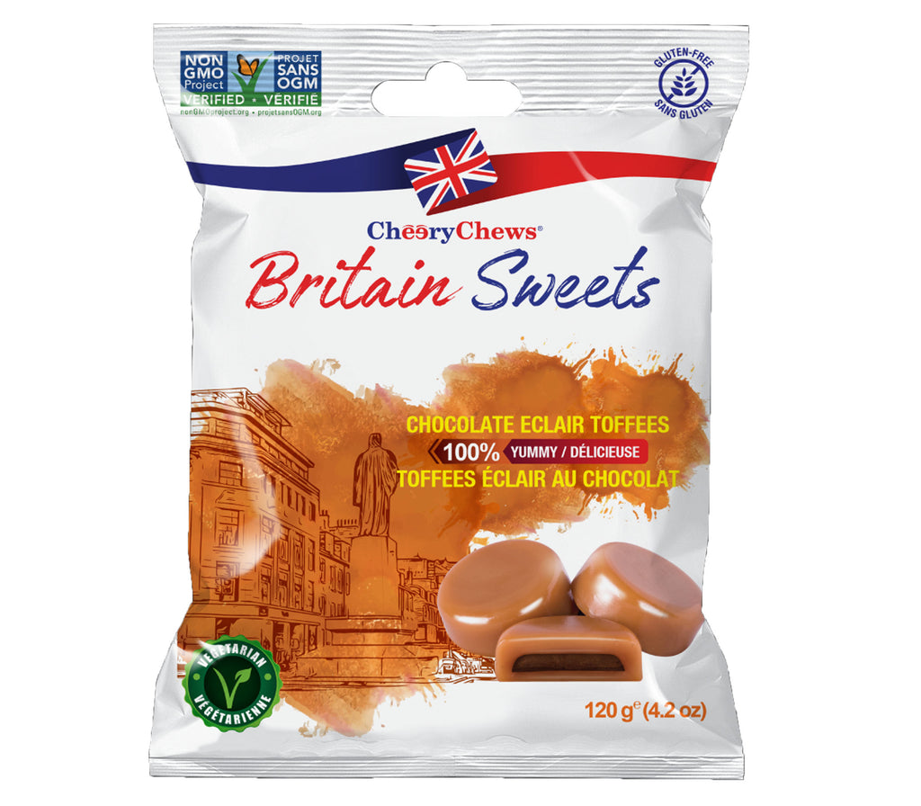 Chocolate Eclair Toffees Britain Sweets