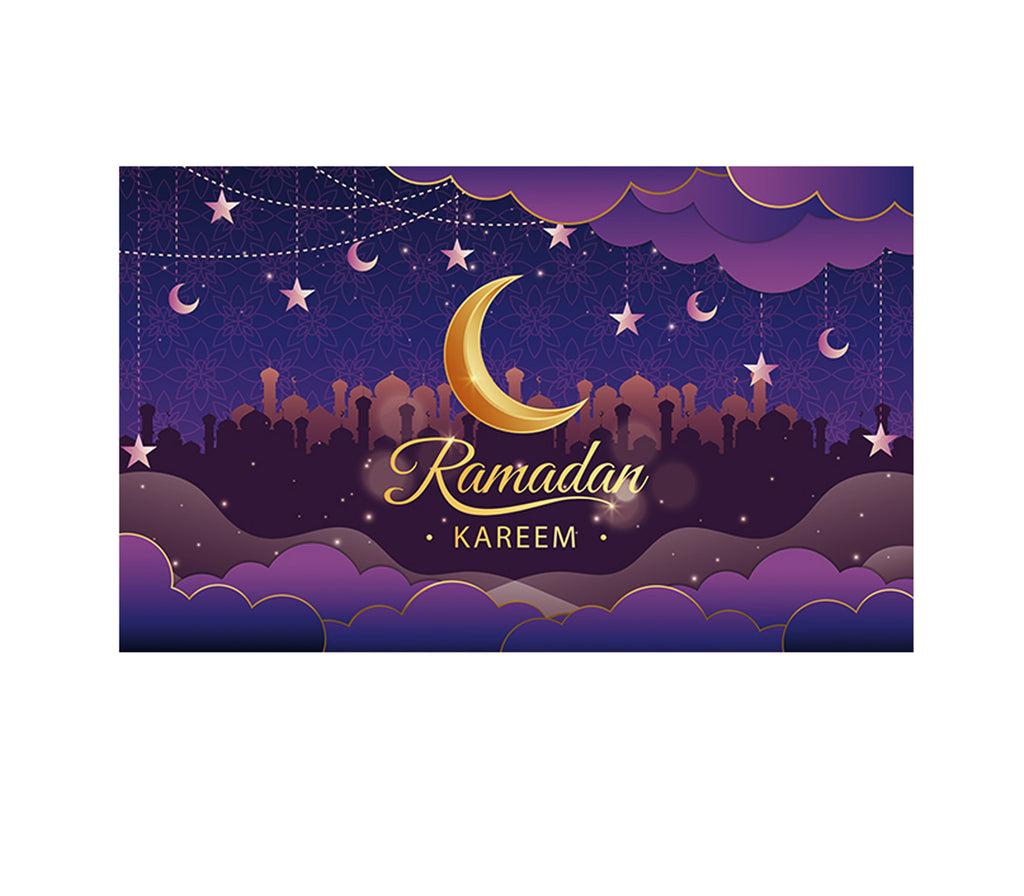 Ramadan Mubarak Backdrop Banner U-SHINE CRAFT CO.