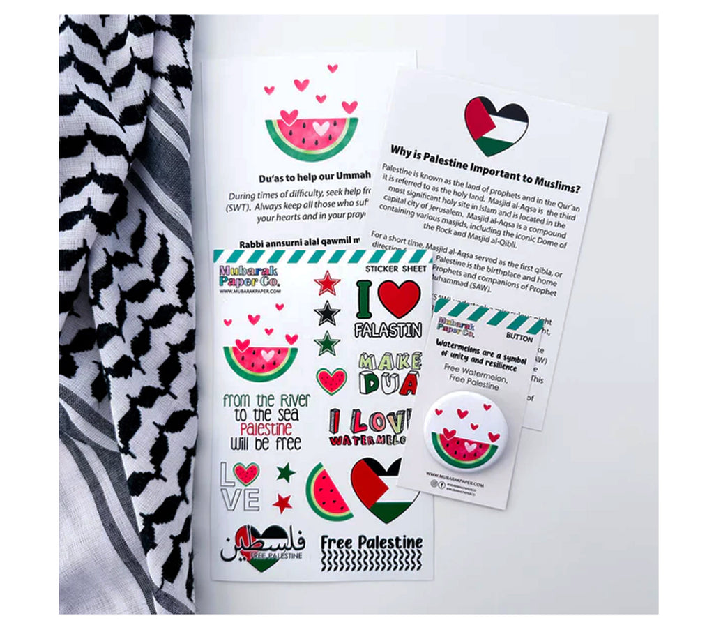 Watermelons Stickers & Button Pin Mubarak Paper Co.