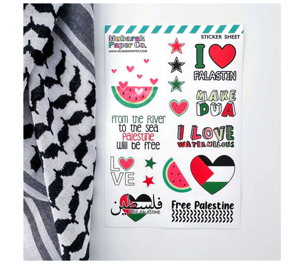 Watermelons Stickers & Button Pin Mubarak Paper Co.