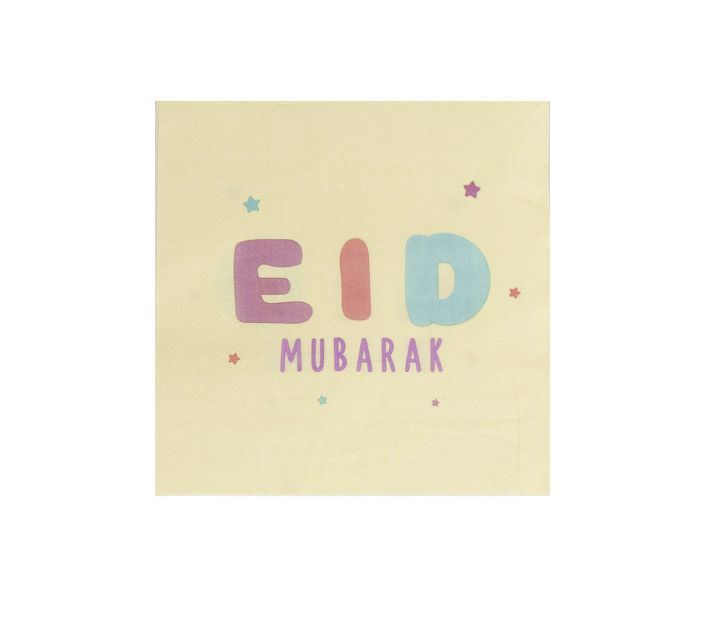Festive Eid Mubarak Napkins U-SHINE CRAFT CO.
