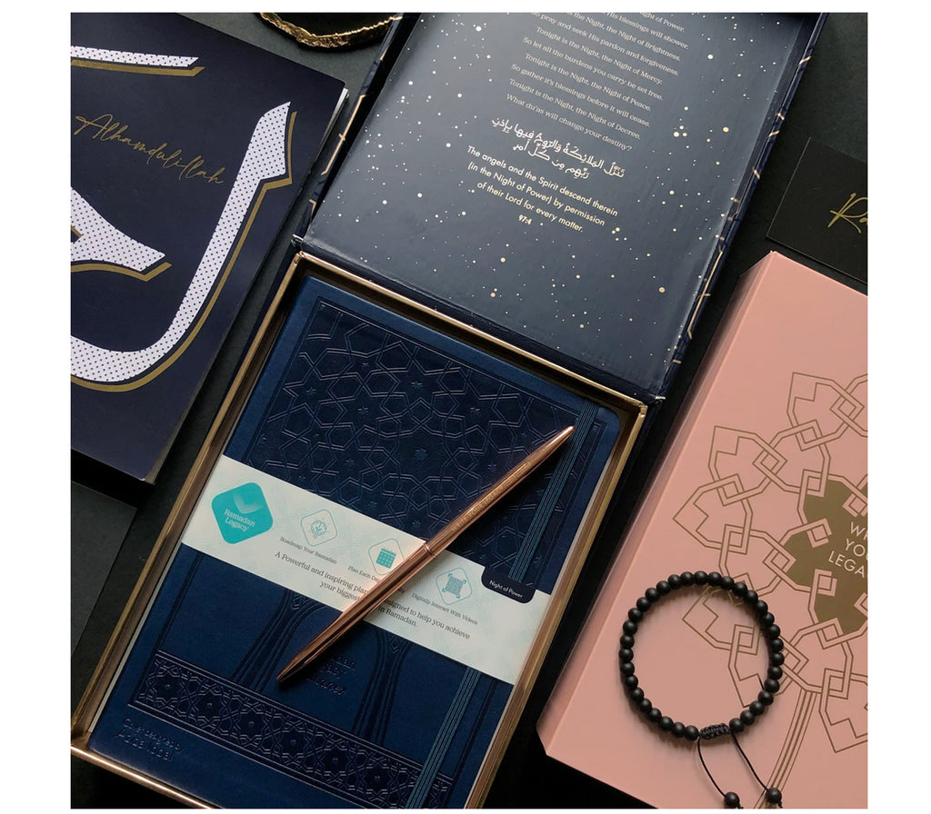 Ramadan Legacy Planner Luxury Gift Box: Planner & Engraved Pen - Night of Power towards faith