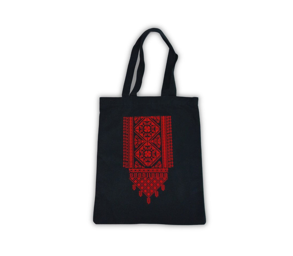 "Palestinian Heritage" Embroidered Tote Bag LITTLE MECCA PRESS