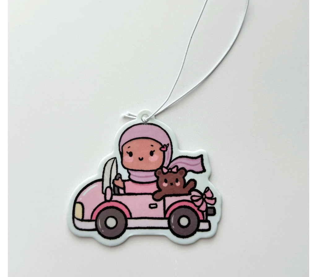 Cutie on the Road Car Air Freshener (Copy) HUDHUD CREATIONS