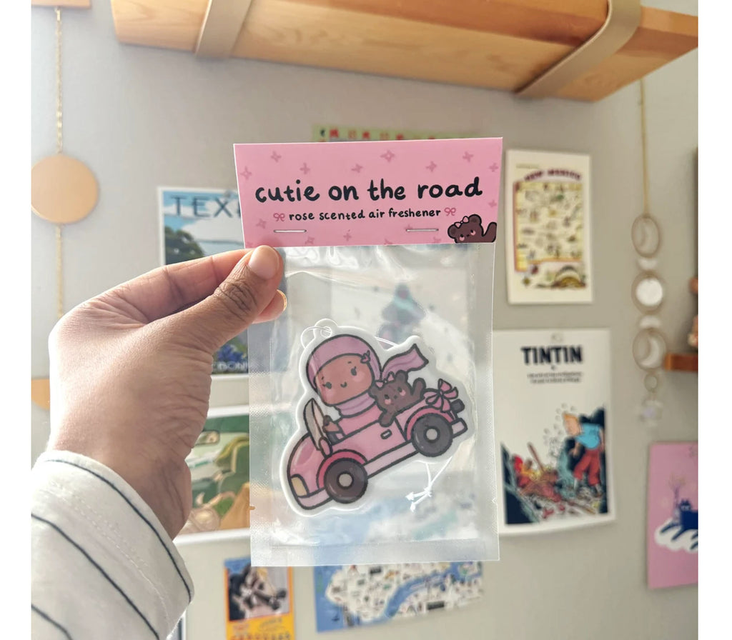 Cutie on the Road Car Air Freshener (Copy) HUDHUD CREATIONS