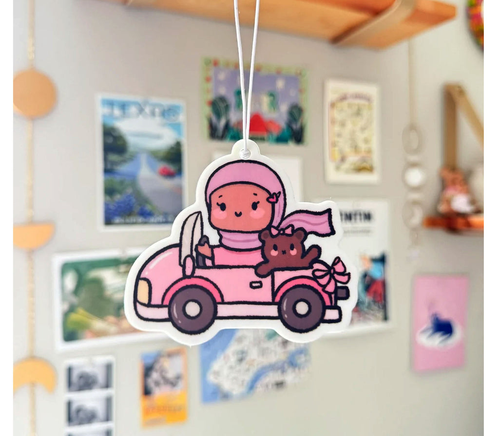 Cutie on the Road Car Air Freshener (Copy) HUDHUD CREATIONS
