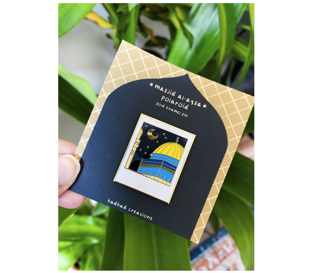 Masjid Al Aqsa Enamel Pin HUDHUD CREATIONS