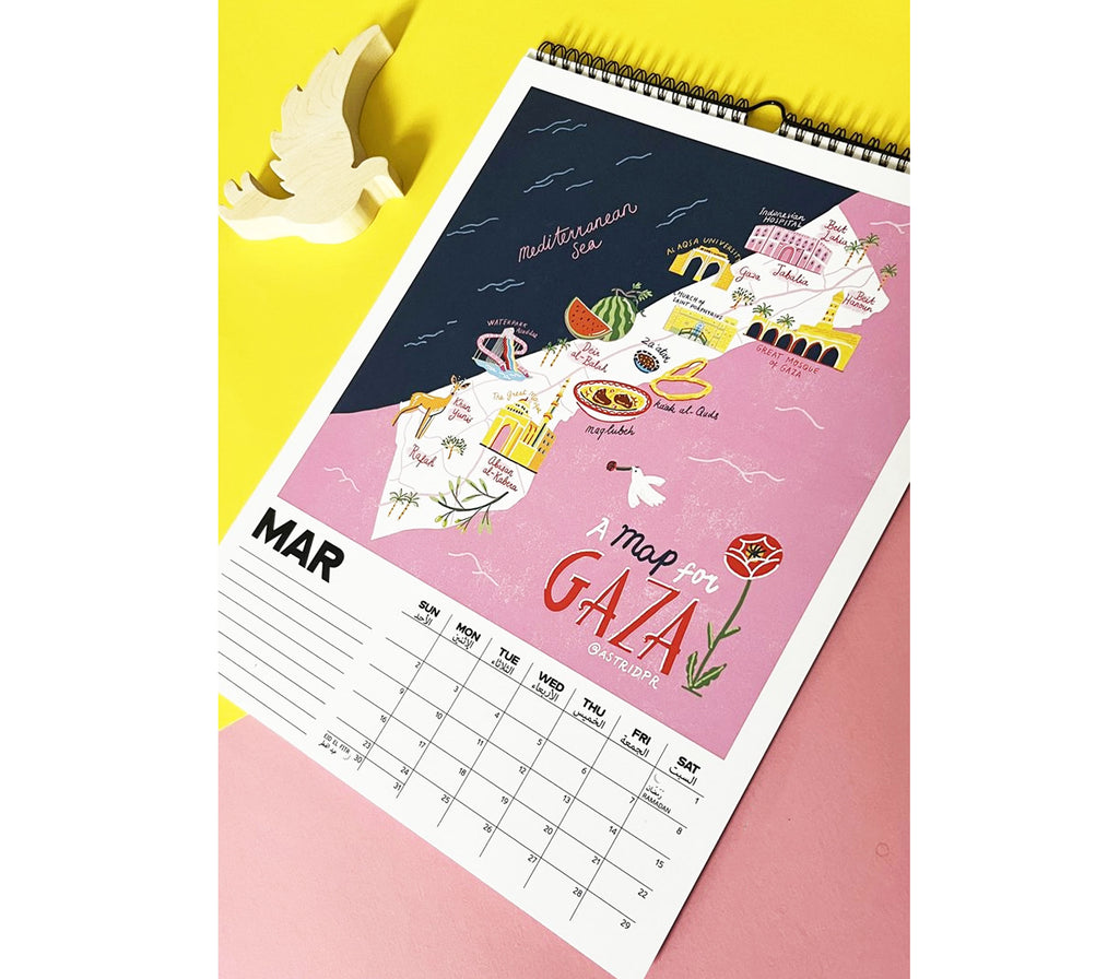 2025 Calendar : A year for Palestine The Little Bulbul