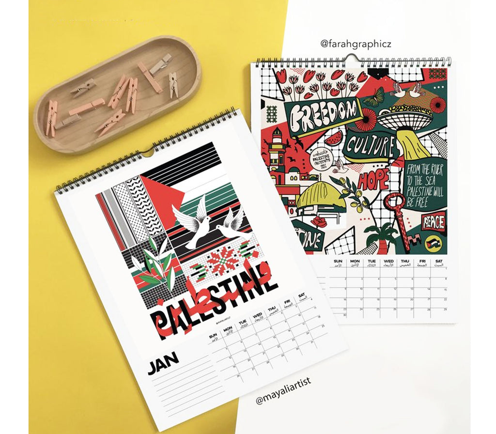 2025 Calendar : A year for Palestine The Little Bulbul