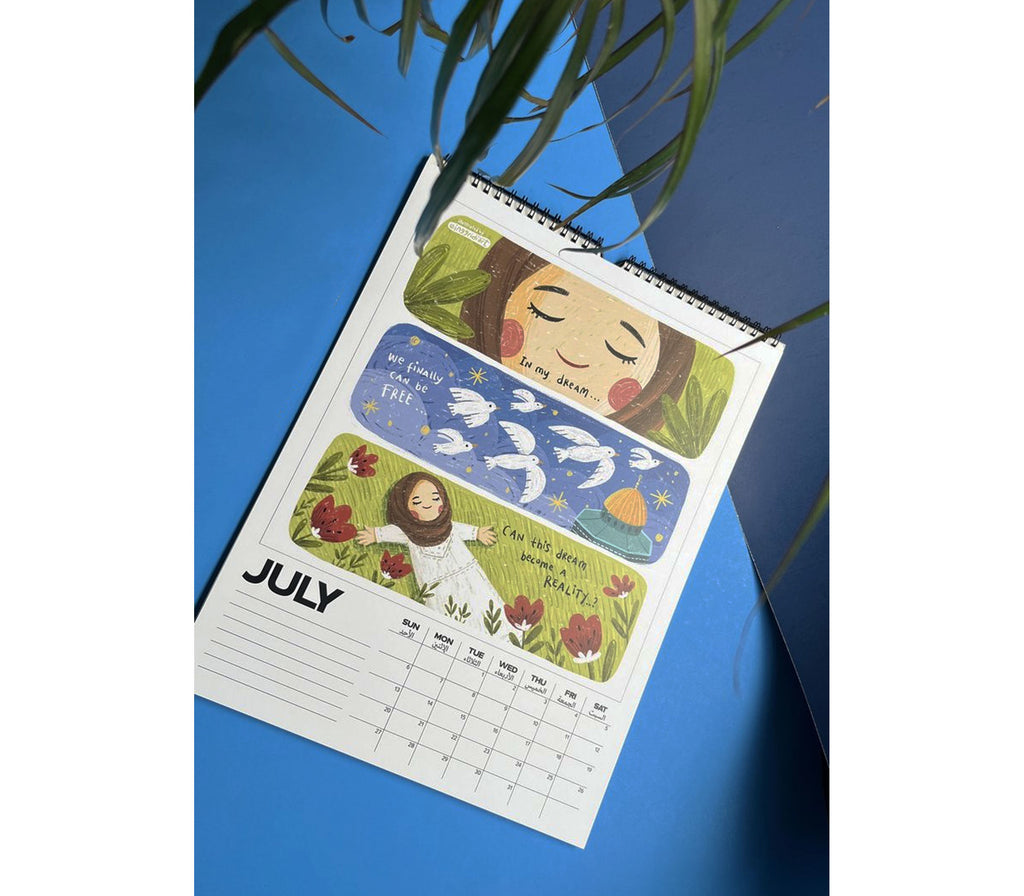 2025 Calendar : A year for Palestine The Little Bulbul