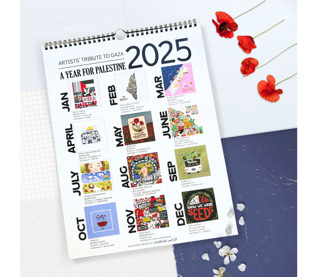 2025 Calendar : A year for Palestine The Little Bulbul