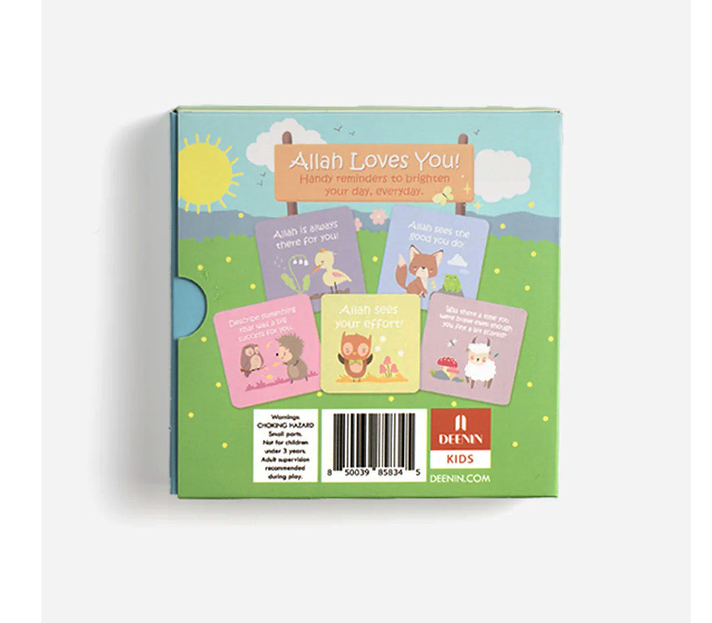 DEENIN Kids "Allah Loves You!" Affirmation and Memory Cards DEENIN