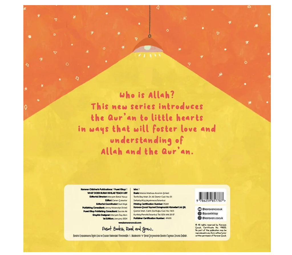 What Does Surah Ikhlas Teach Us? | Islamic Children's Book | Hardcover Oak Creative Designs