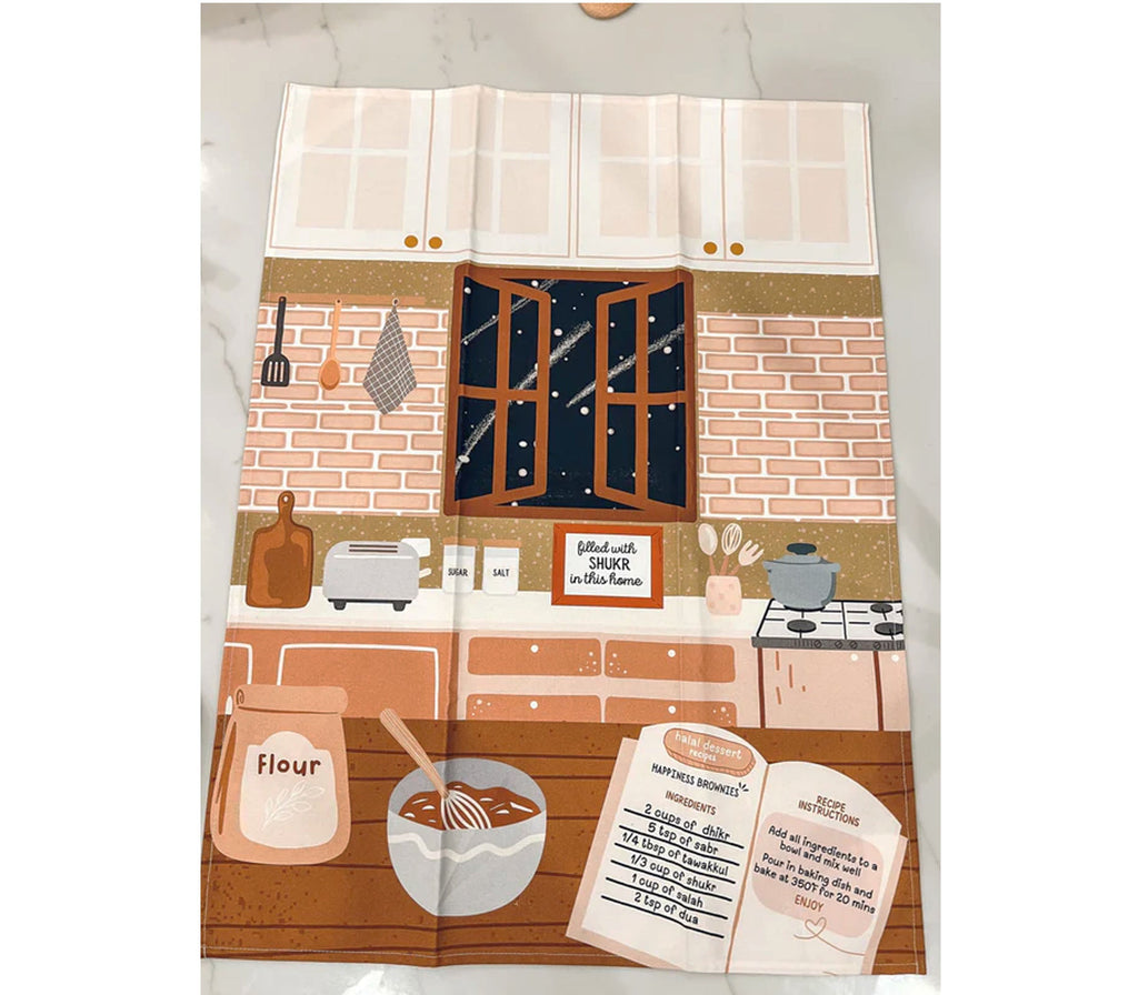 Halal Kitchen Tea Towel MARYAMS CORNER