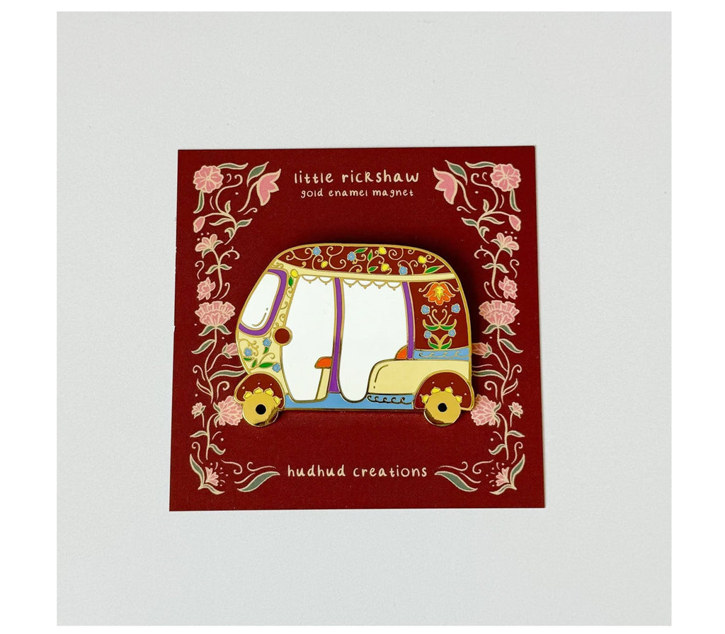 LITTLE RICKSHAW MAGNET HUDHUD CREATIONS