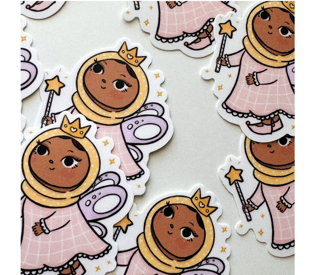Hijabi Princess Fairy Muslim Sticker HUDHUD CREATIONS