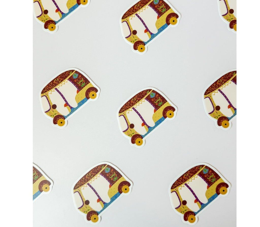 LITTLE RICKSHAW STICKER HUDHUD CREATIONS