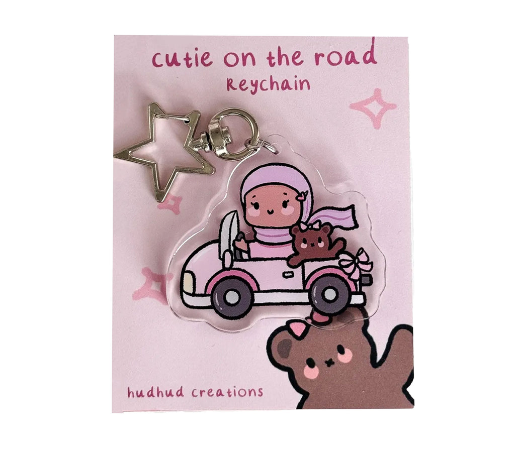 CUTIE ACRYLIC KEYCHAIN HUDHUD CREATIONS