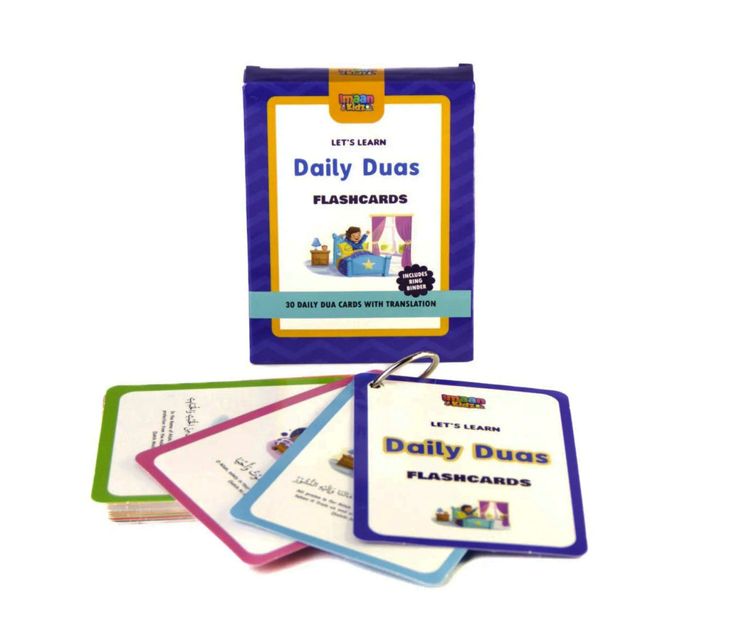 Lets Learn Daily Duas - Flashcards Imaan Kidz