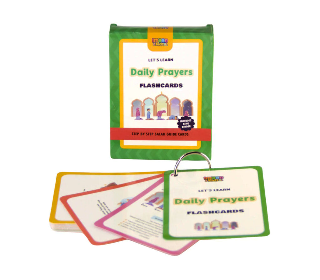 Lets Learn Daily Prayers - Flashcards Imaan Kidz