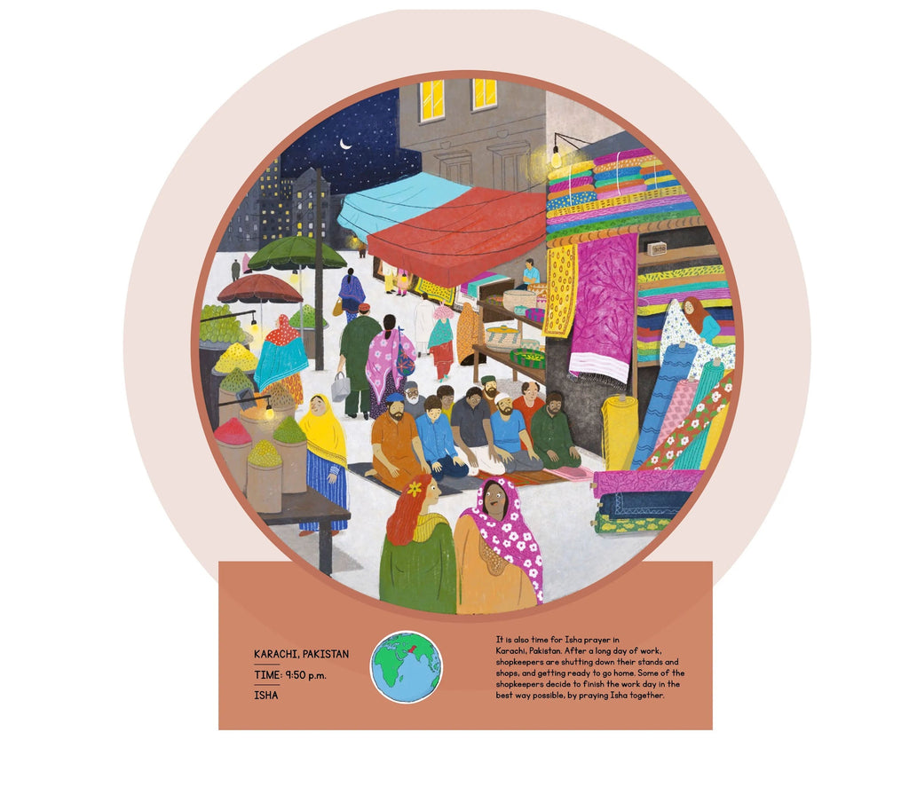 A World Always Praying | Islamic Children's Book OAK CREATIVE