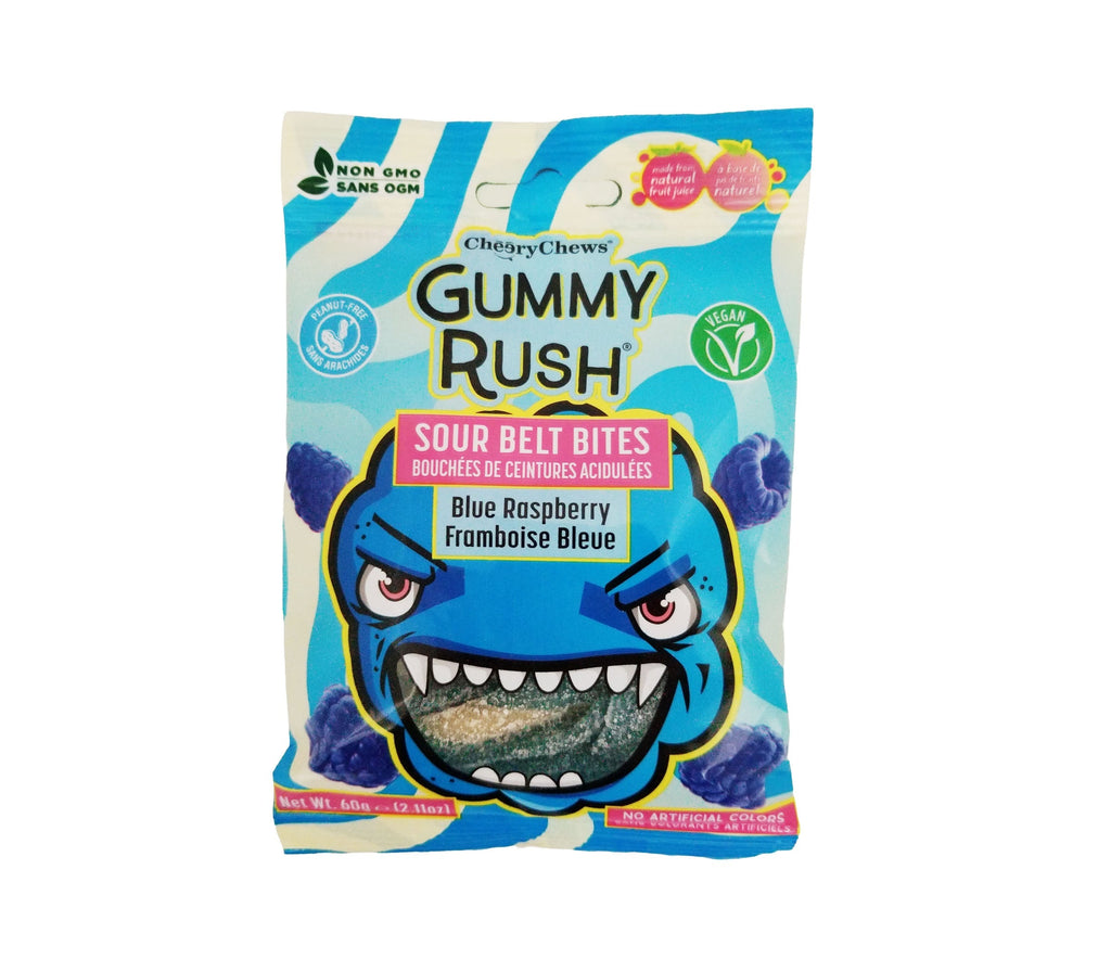 Sour Belt Bites Blue Raspberry GUMMY RUSH