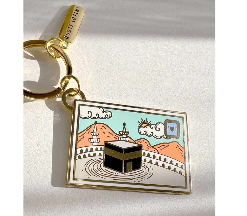 Postcard keyring QUOTE LOVIN'