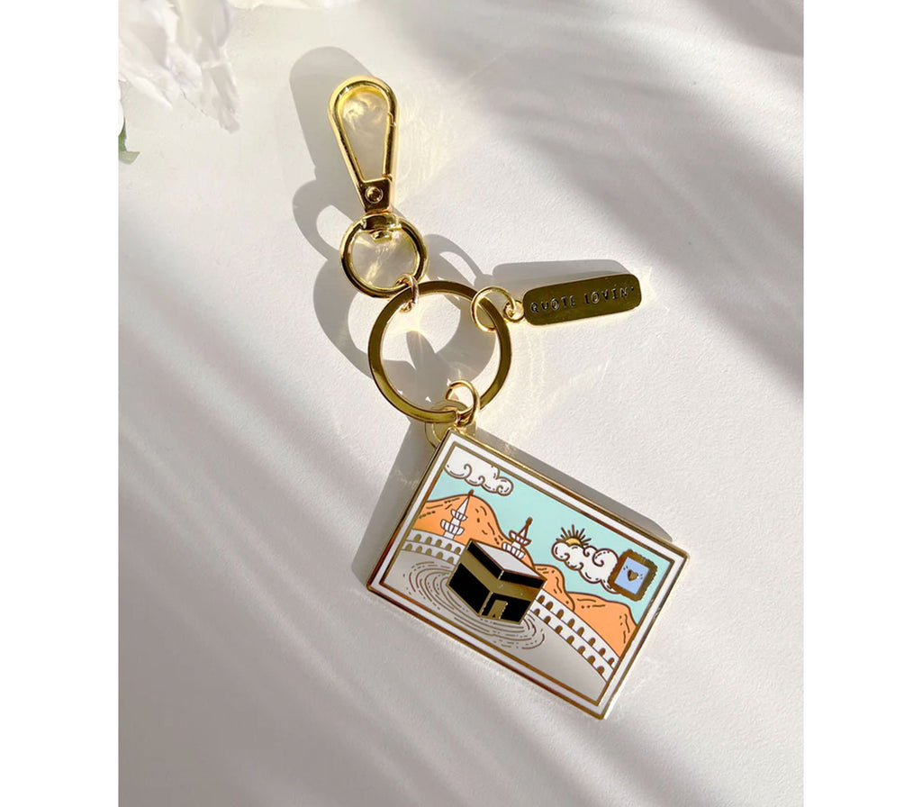 Postcard keyring QUOTE LOVIN'