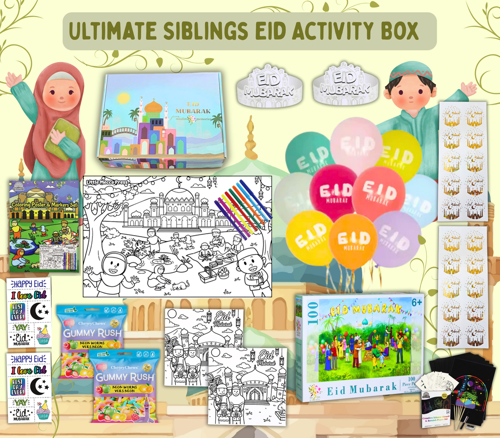Ultimate Siblings Eid Activity Box! Muslim Memories