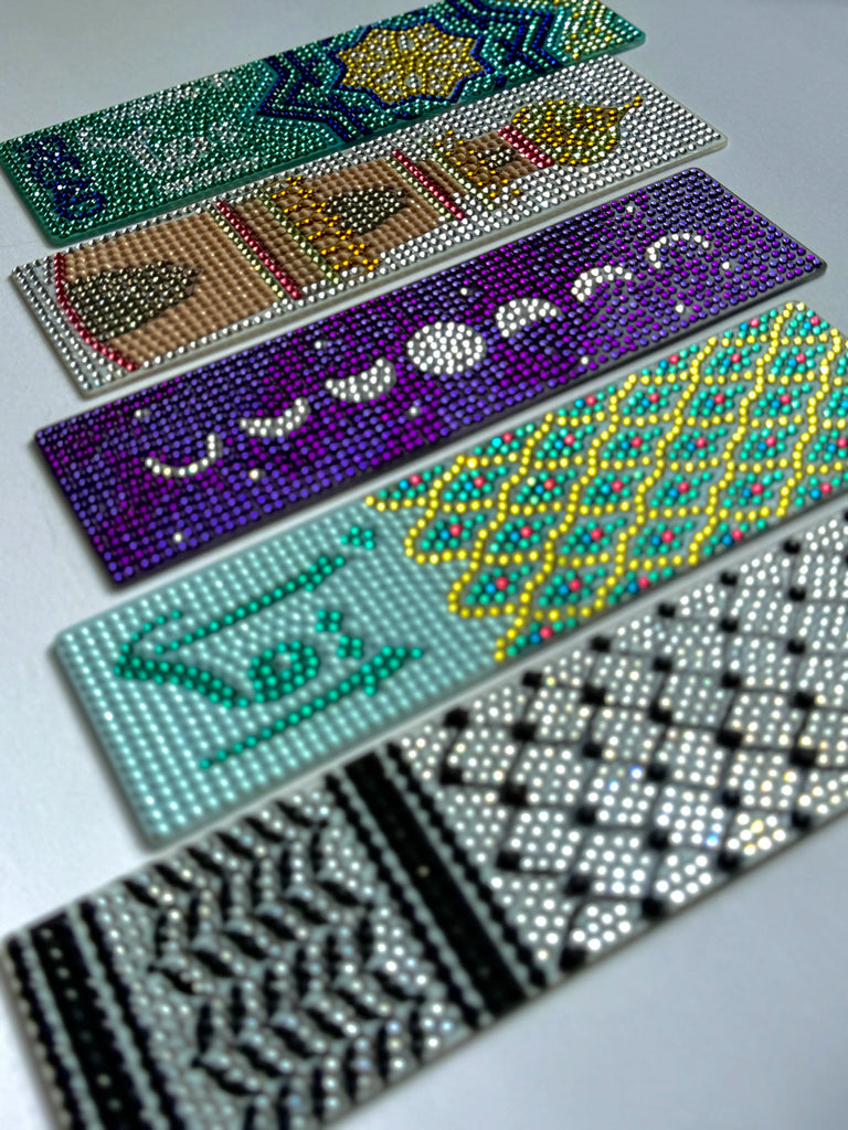 Kufiyyeh Acrylic Bookmark - Diamond Art Kit Kandeely