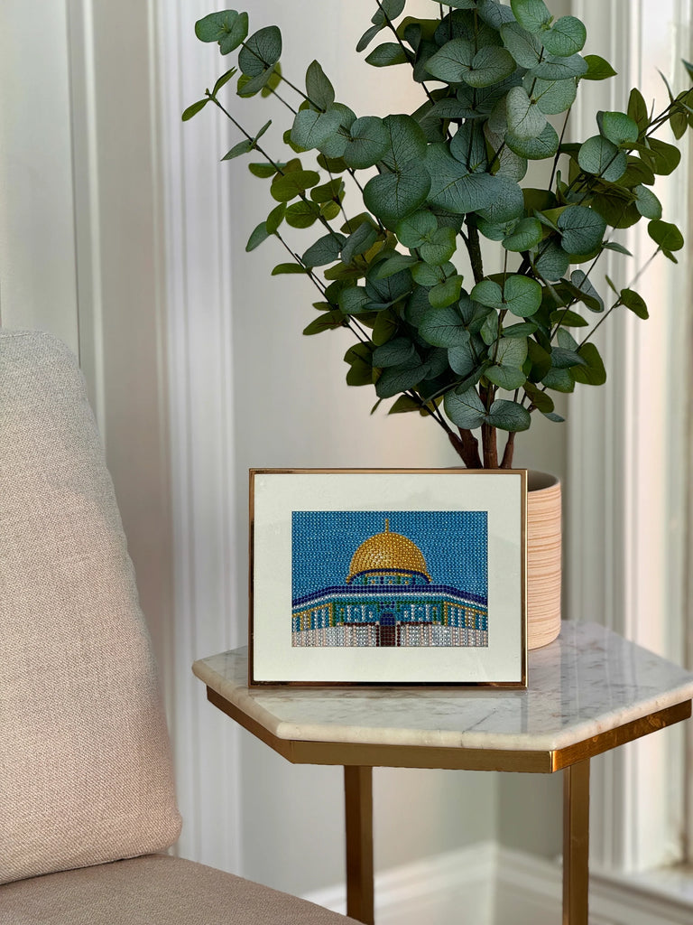 Dome of the Rock Canvas- Diamond Art Kit Kandeely