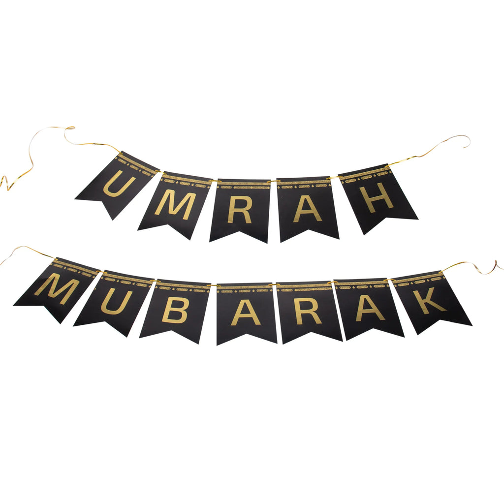 'Umrah Mubarak' Fishtail Banner U-SHINE CRAFT CO.