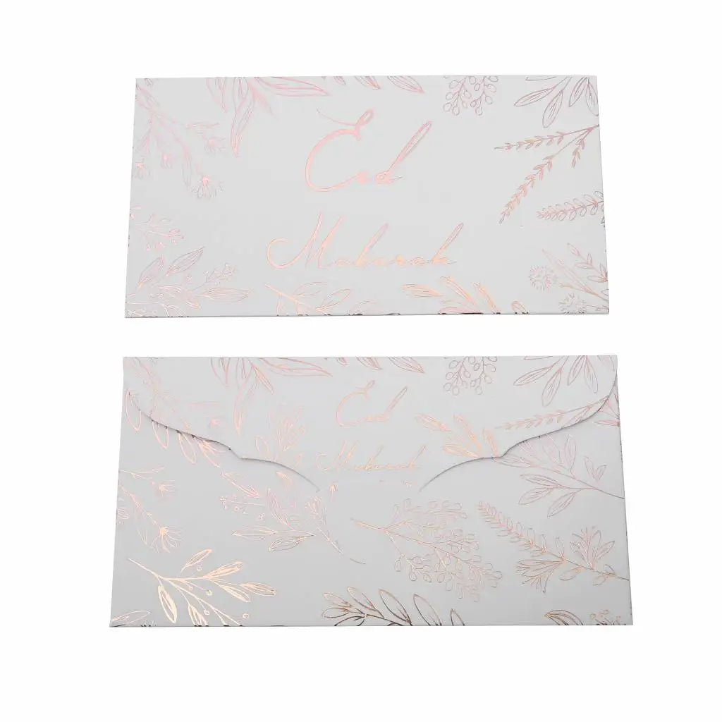 Rose Gold Eid Money Envelopes Set of 10 U-SHINE CRAFT CO.