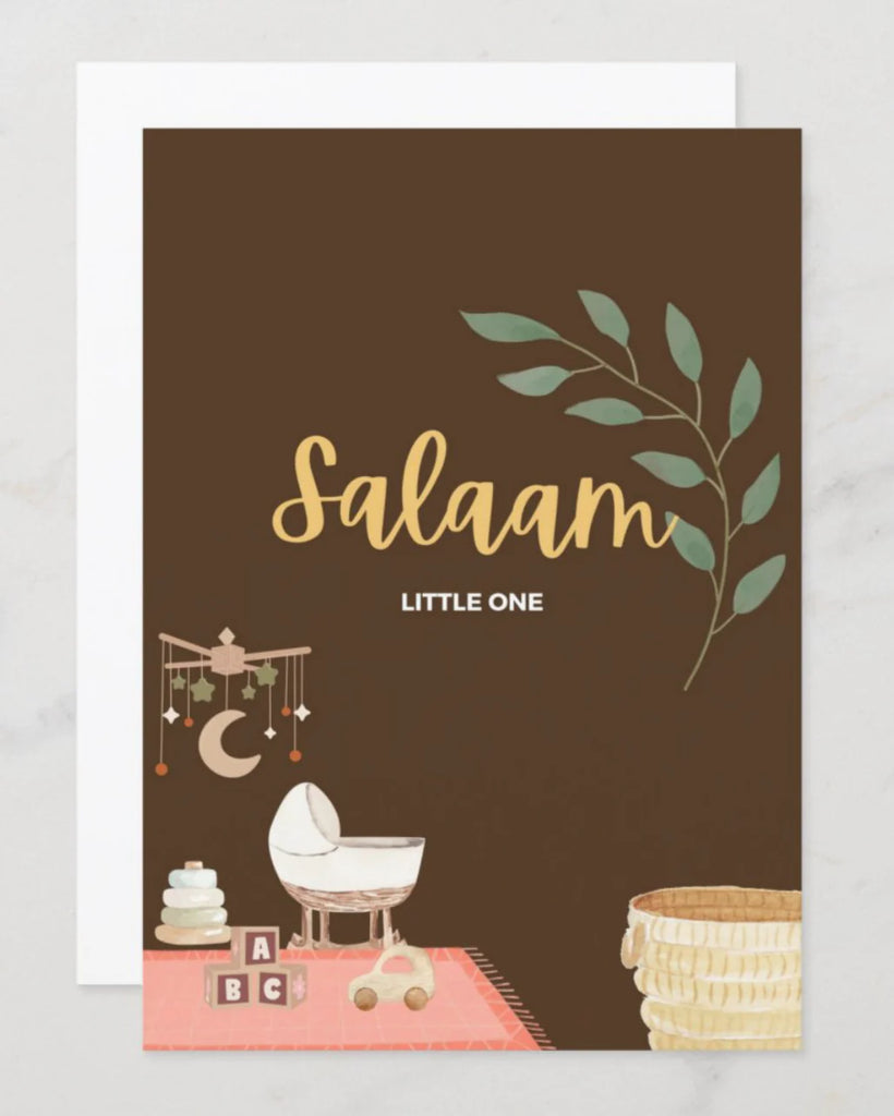 Modern Muslim Greeting Cards | 12 Cards | 12 Envelopes | 12 Stickers Ink Inspired Studio